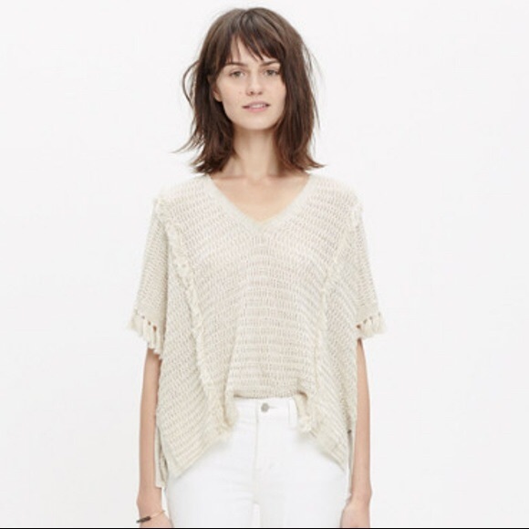 Madewell Sweaters - MADEWELL • NWT Fringe Sweater